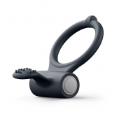 Черное эрекционное кольцо Power Clit - Dorcel - в Вологде купить с доставкой