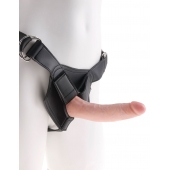 Страпон на виниловых трусиках Strap-on Harness Cock - 17,8 см. - Pipedream - купить с доставкой в Вологде