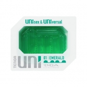 Зеленый мастурбатор-стимулятор Tenga Uni Emerald - Tenga - в Вологде купить с доставкой