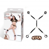 Леопардовая фиксация на матрас для рук и ног Classic Bedspreader - Lux Fetish - купить с доставкой в Вологде