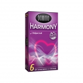 Презервативы с рёбрышками Domino Harmony - 6 шт. - Domino - купить с доставкой в Вологде