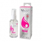 Возбуждающая силиконовая вагинальная смазка Yes Heat - 50 мл. - Sitabella - купить с доставкой в Вологде