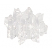 Прозрачное гелевое эрекционное кольцо-звезда - Toyfa Basic - в Вологде купить с доставкой