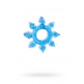 Голубая гелевая насадка-звезда - Toyfa Basic - в Вологде купить с доставкой