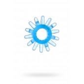 Голубая гелевая насадка с шипиками - Toyfa Basic - в Вологде купить с доставкой