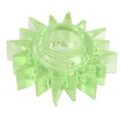 Зеленое эрекционное кольцо-солнце - Toyfa Basic - в Вологде купить с доставкой