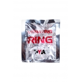 Прозрачное эрекционное кольцо с вибратором  и подхватом - Toyfa Basic - в Вологде купить с доставкой