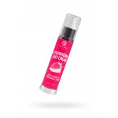 Массажное масло 2-в-1 с разогревающим эффектом и вкусом клубники со сливками - 50 мл. - Secret Play - купить с доставкой в Вологде