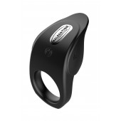 Черное эрекционное виброкольцо Vibro Lust Ring - MALESATION - в Вологде купить с доставкой