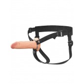 Полый страпон на ремнях 6’’ Hollow Silicone Strap-on - Pipedream - купить с доставкой в Вологде