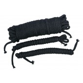 Чёрные хлопковые верёвки для бондажа - Orion - купить с доставкой в Вологде