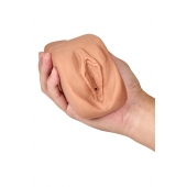 Маструбатор-вагина с вибрацией Soft   Wet Renata Realistic Tan Masturbator - Blush Novelties - в Вологде купить с доставкой