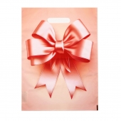Пакет с принтом в виде банта с вырубной ручкой (30х40 см) - Сима-Ленд - купить с доставкой в Вологде
