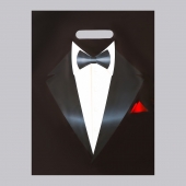 Пакет «Смокинг» полиэтиленовый с вырубной ручкой (30х40 см) - UPAK LAND - купить с доставкой в Вологде