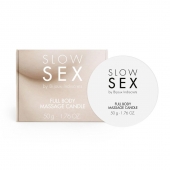 Массажная свеча для всего тела Slow Sex - 50 гр. - Bijoux Indiscrets - купить с доставкой в Вологде