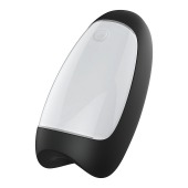 Черно-белый сквозной вибромастурбатор Hercules - Rends - в Вологде купить с доставкой