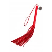 Красная кожаная плеть с петлёй - 50 см. - Pecado - купить с доставкой в Вологде