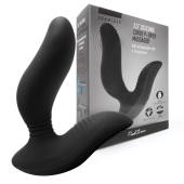 Черный вибромассажер простаты 3,5’’ Curve P-spot Massager - 12 см. - Erokay - в Вологде купить с доставкой