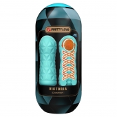 Аквамариновый мастурбатор Victoria - Baile - в Вологде купить с доставкой