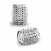 Прозрачная насадка с шипами STAY HARD COCK SLEEVE 01 CLEAR - Blush Novelties - в Вологде купить с доставкой