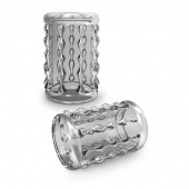 Прозрачная насадка с бороздками STAY HARD COCK SLEEVE 04 CLEAR - Blush Novelties - в Вологде купить с доставкой
