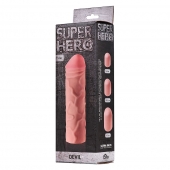 Фаллоудлинитель SUPER HERO Dewil - 17,5 см. - Lola Games - в Вологде купить с доставкой