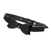 Черный кожаный чокер с бабочкой - Pecado - купить с доставкой в Вологде