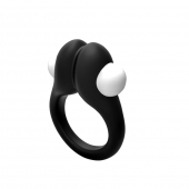 Черное эрекционное кольцо Zippy Vibrating Ring With Bullet - Adrien Lastic - в Вологде купить с доставкой