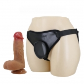 Страпон с универсальным поясом Fogg - 17,5 см. - Baile - купить с доставкой в Вологде