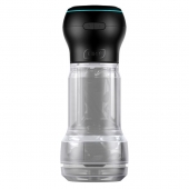 Набор PowerBlow   Feel Pocket Stroker Crystal: мастурбатор и интерактивная насадка - Kiiroo - в Вологде купить с доставкой