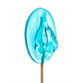 Леденец в форме вагины со вкусом блю кюрасао - 50 гр. - Sosuчki - купить с доставкой в Вологде