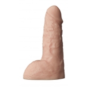 Телесный фаллоудлинитель с мошонкой Cock Next - 19 см. - LOVETOY (А-Полимер) - в Вологде купить с доставкой