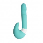 Бирюзовый вибростимулятор зоны G 2-в-1 - Youvic