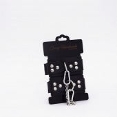 Черные кожаные наручники с регулируемыми ремешками - Crazy Handmade - купить с доставкой в Вологде