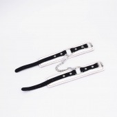 Бело-красные кожаные оковы - Crazy Handmade - купить с доставкой в Вологде