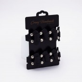 Черные кожаные оковы из звеньев - Crazy Handmade - купить с доставкой в Вологде