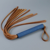 Плеть с джинсовой ручкой «Дикий Запад» - 60 см. - Sitabella - купить с доставкой в Вологде