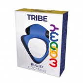 Синее эрекционное кольцо Wooomy Tribeс с вибрацией - Adrien Lastic - в Вологде купить с доставкой