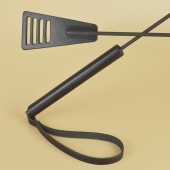 Черный кожаный стек «Сириус» - 60 см. - Sitabella - купить с доставкой в Вологде