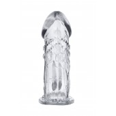 Прозрачная насадка на пенис Uco - 13 см. - A-toys - в Вологде купить с доставкой