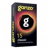 Классические презервативы с обильной смазкой Ganzo Classic - 15 шт. - Ganzo - купить с доставкой в Вологде