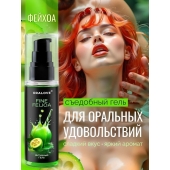 Съедобная смазка на водной основе с ароматом фейхоа - 60 гр. - Биоритм - купить с доставкой в Вологде