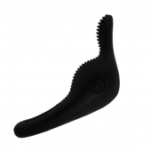 Чёрное эрекционное виброкольцо Thimble - Baile - в Вологде купить с доставкой