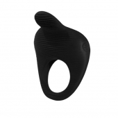 Чёрное эрекционное виброкольцо Thimble - Baile - в Вологде купить с доставкой