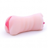 Телесный двусторонний мастурбатор - вагина и ротик - Boys of Toys - в Вологде купить с доставкой