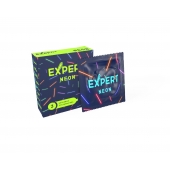 Светящиеся в темноте презервативы Expert Neon - 3 шт. - Expert - купить с доставкой в Вологде