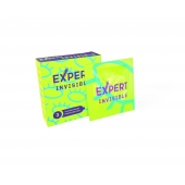 Ультратонкие презервативы Expert Invisible - 3 шт. - Expert - купить с доставкой в Вологде