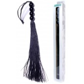 Черная силиконовая плеть - 37 см. - Boys of Toys - купить с доставкой в Вологде