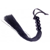 Черная силиконовая плеть - 37 см. - Boys of Toys - купить с доставкой в Вологде