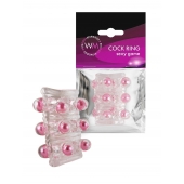 Прозрачная сквозная насадка на пенис с цветными шариками - Erowoman-Eroman - в Вологде купить с доставкой